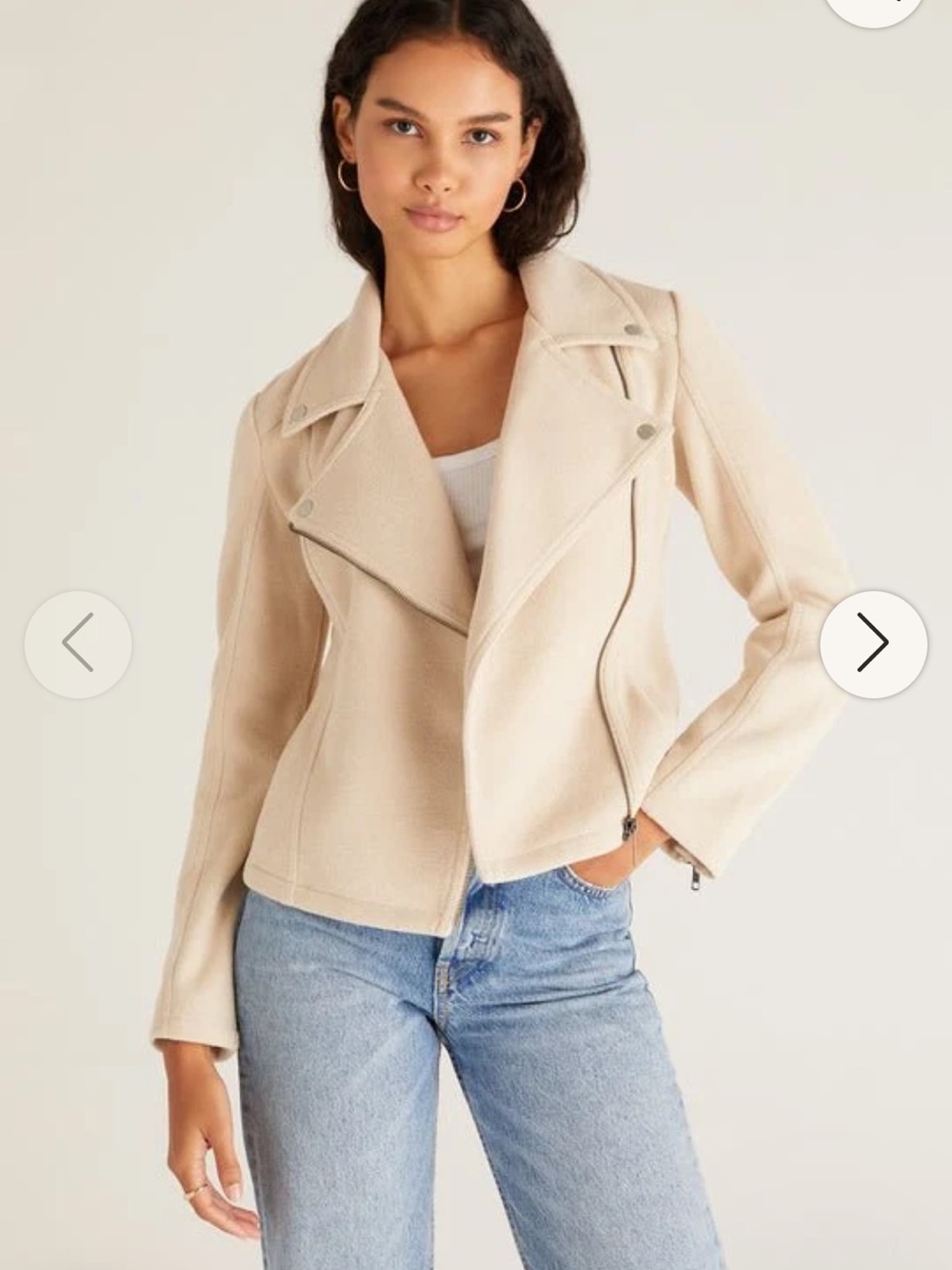 NWT Z Supply Brandy Moto Jacket large